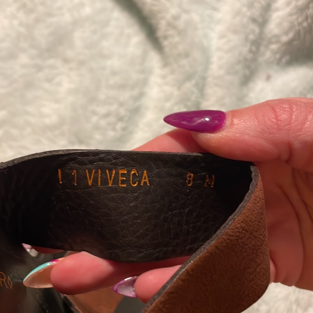 Donald J Pliner Viveca  brown leather sandals - Picture 7 of 8